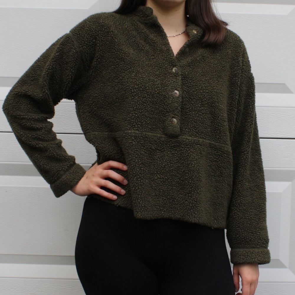 L.L. BEAN teddy bear pullover